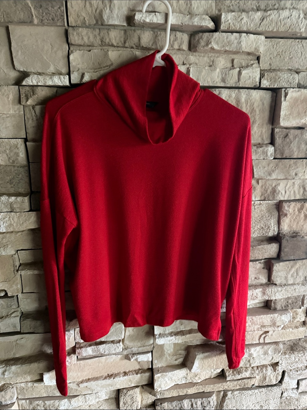 Banana Republic Red Cowl Neck Sweater